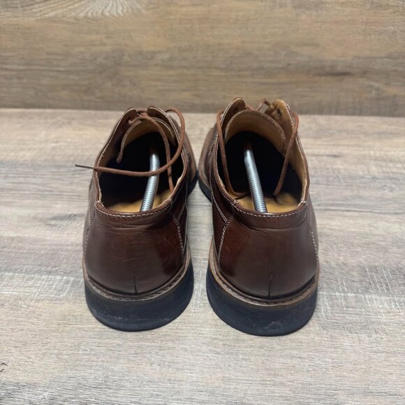 Lloyd Othelo Brown Leather Square Toe Oxford Shoes Men's Size 11 - Picture 3 of 6